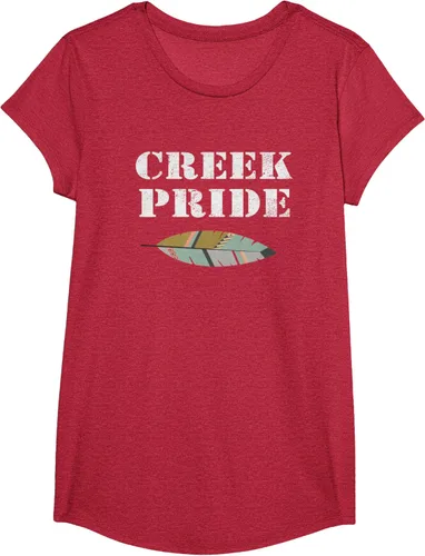 Vista 63 de Creek Native American Pride - Camiseta, Negro, S