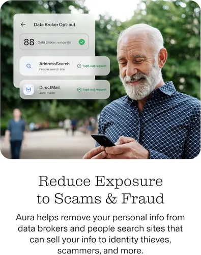 Vista 5 de Aura Ultimate Online Safety Suite Internet Security & Identity Protection Software Antivirus, VPN, Password Manager, Dark Web Monitoring