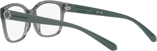 Vista 5 de AX ARMANI EXCHANGE Marcos rectangulares para gafas Ax3098 para mujer, Lente verde y transparente brillante