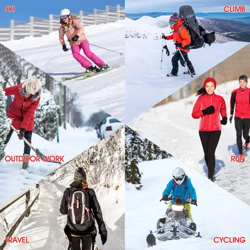 Vista 7 de Heated Vest For Women - Stand Collar Quilted Outerware Neck Heating With 6 Heating AerasBattery Included