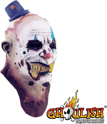 Vista 9 de Ghoulish Productions - Máscara de Mime Zack, máscara de payaso de Mime. Máscara de payaso para adultos de miedo. Mime Costue para adultos. Máscara