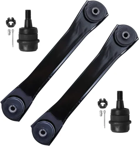 Vista 123 de Detroit Axle - 4 piezas de brazos de control traseros para Ford C-Max, Focus, Mazda 3 5, Volvo C30, C70, S40, V50, 4 brazos de control superiores e