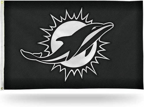 Vista 32 de Rico Industries NFL - Bandera de fibra de carbono de 3 x 5 pies, para interiores o exteriores, decoración del hogar, gran regalo, día del juego