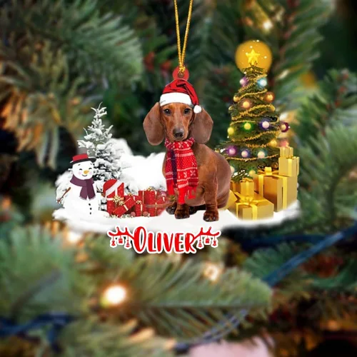 Vista 79 de NAZENTI Adorno personalizado de gato abisinio con árbol de pino, adorno de Navidad personalizado para perros amantes de las mascotas, colgante
