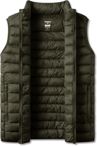 Vista 9 de TSLA Chaleco acolchado ligero y plegable para hombre, resistente al agua, para invierno y exteriores