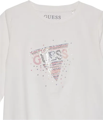 Vista 2 de GUESS Camiseta gráfica de manga 34 para niñas