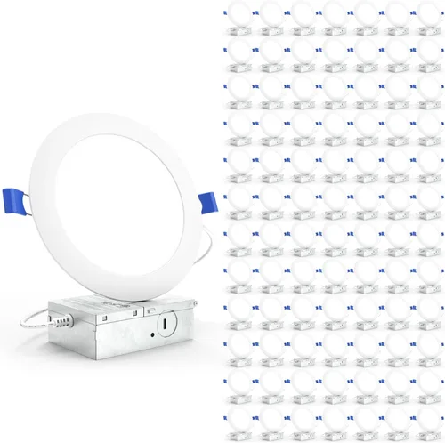 Vista 11 de Sunco - Paquete de 12 luces LED empotrables ultrafinas sin lata de 6 2700K