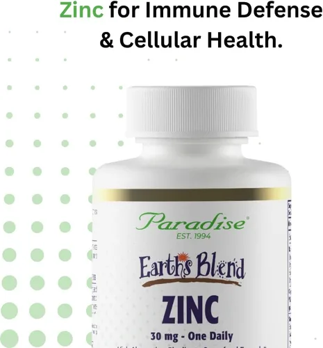 Vista 6 de Paradise Herbs Suplementos de zinc con picolinato y Natures C, para apoyo inmunológico, súper potente, ultra puro, sin gluten, sin OMG, vegano, 30