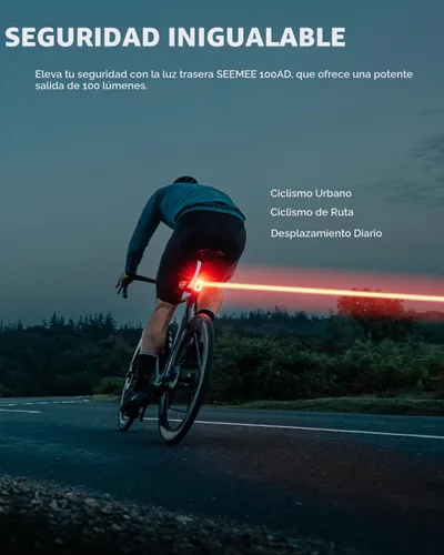 Vista 4 de Magicshine SEEMEE 100AD Radar Luz trasera para bicicleta con control FTR