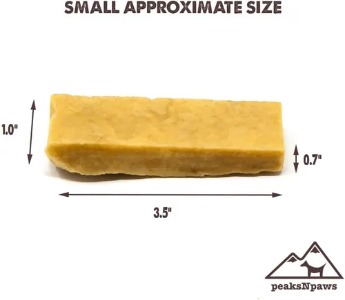Vista 4 de peaksNpaws Yak Cheese - Masticables para perros del Himalaya, con alto contenido de proteínas, golosinas naturales para perros pequeños, sin