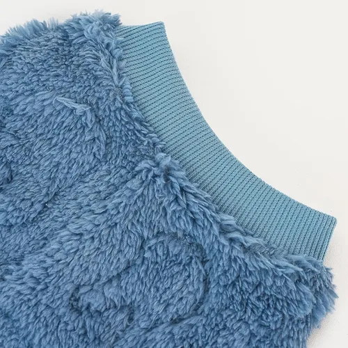 Vista 7 de XPUDAC Paquete de 3 sudaderas para perro, abrigo de invierno para perro con lindos patts, suéter de forro polar elástico para perros pequeños