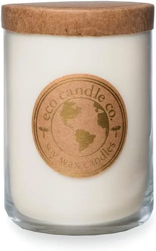 Vista 15 de Eco Candle Co. Vela Reciclada, Gardenia y Guayaba, 6 oz. – Aromas de Gardenia, Jazmín, Guayaba y Verdes Tropicales – 100% Cera de Soja, Sin Plomo