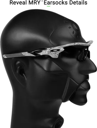 Vista 5 de Mryok Auriculares de repuesto para gafas de sol Oakley RadarLock Path XL Pitch Edge - Opt