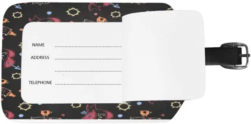Vista 3 de Guitong - Etiqueta de equipaje de viaje para guitarra, etiqueta de maleta, identificación de viaje, cuero inteligente, viajes, negocios, Marmota