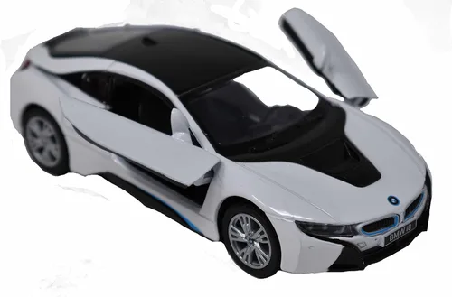 Vista 3 de Coches de acción para tirar hacia atrás (i8 azul)