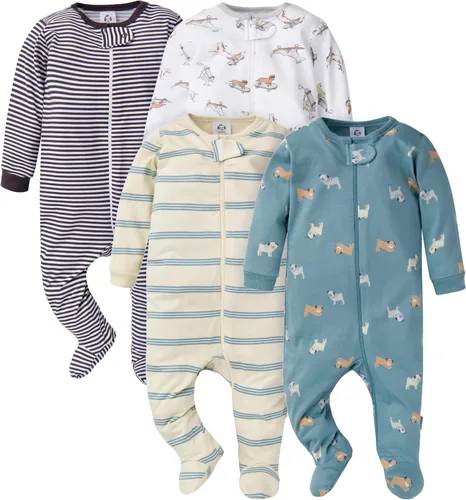 Vista 68 de Gerber Sleep 'n Play - Mamelucos para niños, paquete de 4