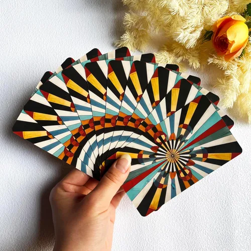 Vista 5 de Baraja de Tarot Tzxamsez Wonderland, Cartas de Tarot para Principiantes, Cartas de Adivinación