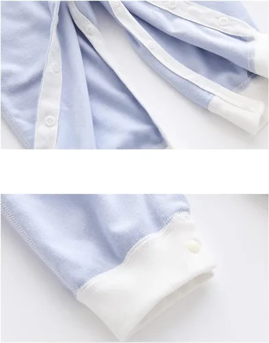 Vista 6 de Ropa para bebé niño y niña, paquete de 3 unidades, manga larga, 100% algodón, trajes de 3 a 24 meses