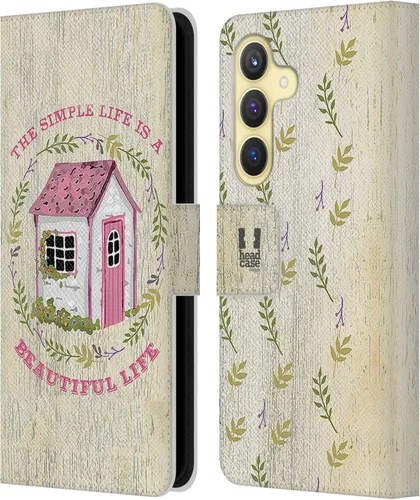 Vista 12 de Head Case Designs Beautiful Life Country Charm Leather Wallet Case Compatible with Samsung Galaxy S24 5G