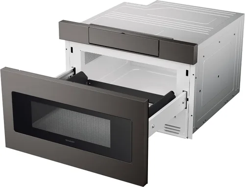 Vista 16 de SHARP SMD2470AH Horno de microondas con cajón, 24 pulgadas, 1.2 pies cúbicos, 950 vatios, panel de control oculto con pantalla LCD digital, acero