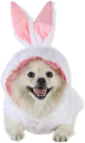 Vista 4 de Yoption Disfraz de perro y gato para Halloween, Pascua, Navidad, pequeño