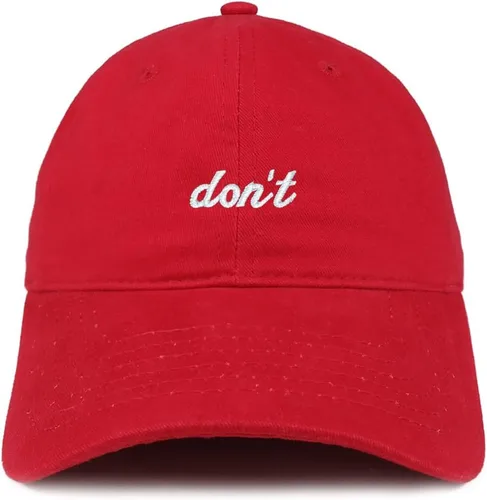 Vista 5 de Don bordado algodón cepillado ajustable Cap Papá Sombrero marino