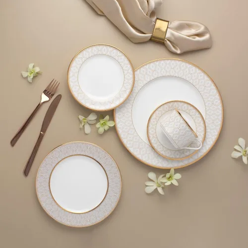 Vista 2 de Noritake Noble Pearl - Juego de 5 piezas, servicio para 1