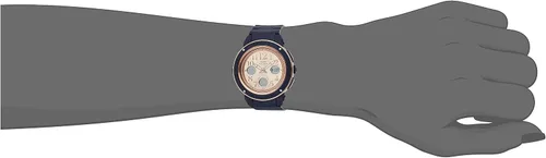Vista 6 de Casio Analog-Digital Casual cuarzo para mujer Baby-G Casio BGA-150PG-2B1 Azul Patchwork Movimiento de cuarzo