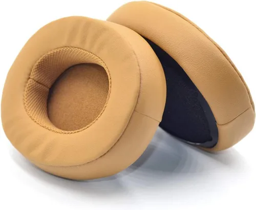 Vista 5 de Almohadillas De Espuma De Memoria De Cuero De Proteína De Repuesto Para Skullcandy Crusher Hesh 3 3.0 Auriculares Inalámbricos - Marrón
