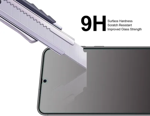 Vista 3 de Supershieldz Protector de pantalla de vidrio templado diseñado para Samsung Galaxy S25+ Plus / S24+ Plus, antiarañazos, sin burbujas
