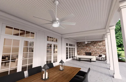 Vista 3 de Hunter Brazos - Luz LED para exteriores (52 pulgadas, color blanco fresco)