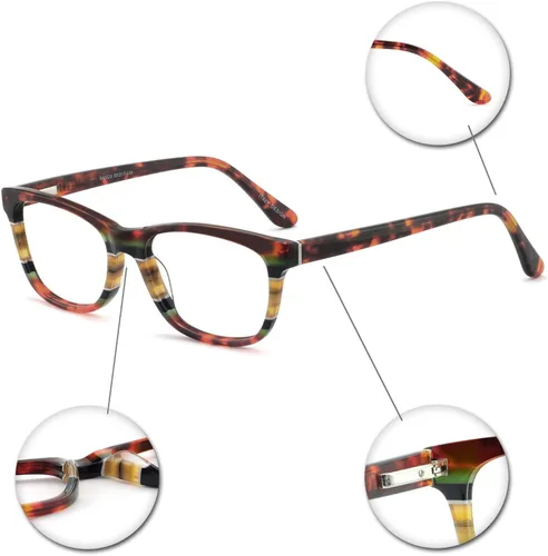 Vista 5 de OCCI CHIARI Eyeglasses Non-Prescription Optical Glasses Fashion Eyewear Half Frame With Clear Lenses