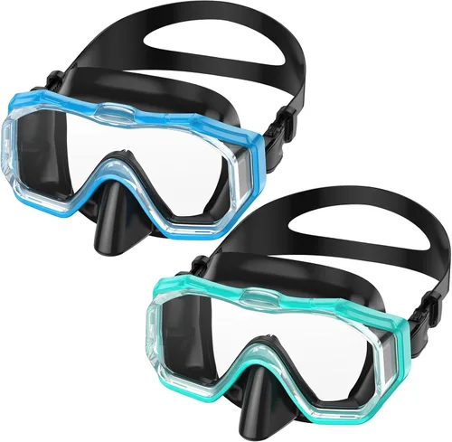 Vista 8 de WSTOO Adults Swim Goggles with Nose Cover to Prevent Water Inhaling, Anti-Fog Swimming Mask for Youth Men Women