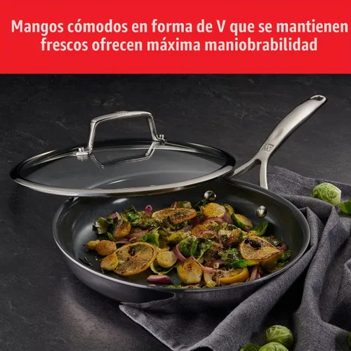 Vista 8 de ZWILLING Spirit Energy + Juego de utensilios de cocina antiadherentes de acero inoxidable de 10 piezas