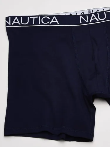 Vista 2 de Nautica Calzoncillos tipo bóxer clásicos elásticos de algodón para hombre
