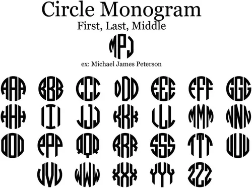 Vista 2 de Visol Clip de dinero negro mate de doble pliegue noble personalizado con grabado láser gratis [A] Circle Monogram
