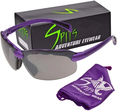 Vista 9 de Spits Eyewear Gafas de seguridad bifocales o inferiores de caza con varias opciones de lente y marco azul (blue frame)
