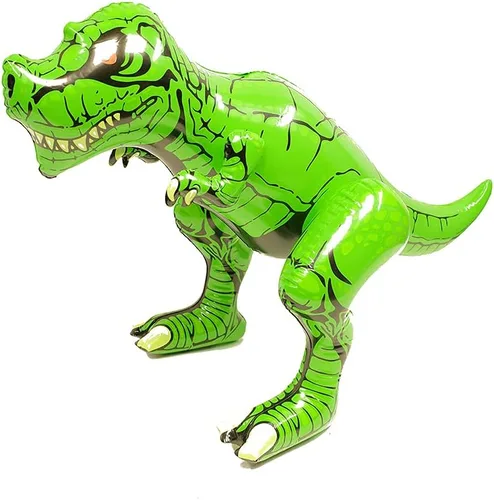 Vista 2 de 24" flotador inflable del agua del dinosaurio de la piscina del tiranosaurio T Rex explota los flotadores del juguete