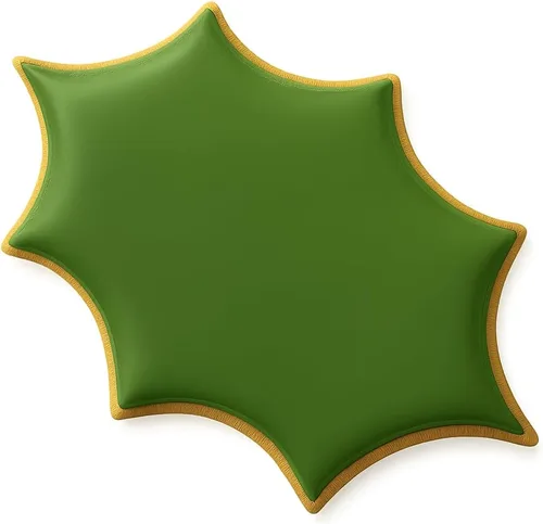 Vista 3 de Foose Holly Leaf - Cortador de galletas de 5.5 pulgadas, molde para galletas de hoja de acebo (plástico PLA impreso en 3D)
