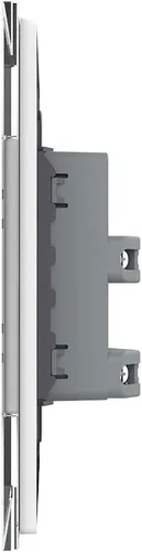 Vista 3 de LIVOLO Enchufes eléctricos verticales estándar de Estados Unidos con panel de vidrio templado (15A), CA 110 ~ 220 V, no salida GFCI