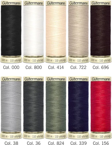 Vista 4 de Juego de hilo Gutermann, 100 m, Popular
