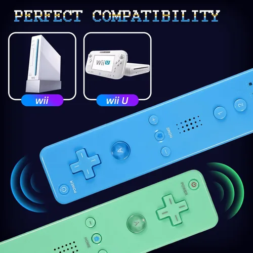 Vista 33 de Yosikr Controller for Wii, Remote Controller for Wii with Silicone Case and Wrist Strap Compatible for Wii/Wii U (2 Pack, White and White)