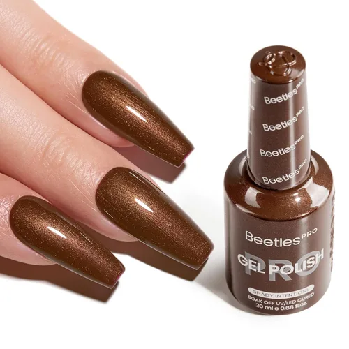 Vista 48 de Beetles PRO - Esmalte de gel blanco, color blanco de 0.7 fl oz A - Creme White Ansiedad de calma