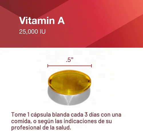 Vista 7 de Protocolo para Life Balance Vitamina A 25.000 UI, Salud de los ojos*, 100 cápsulas blandas Supports Healthy Immune Function*, Supports Eye and