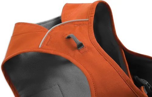 Vista 5 de Ruffwear, Combo de arnés y chaqueta Overcoat Fuse para perros, Naranja Canyonlands, Mediano Púrpura (Purple Sage)