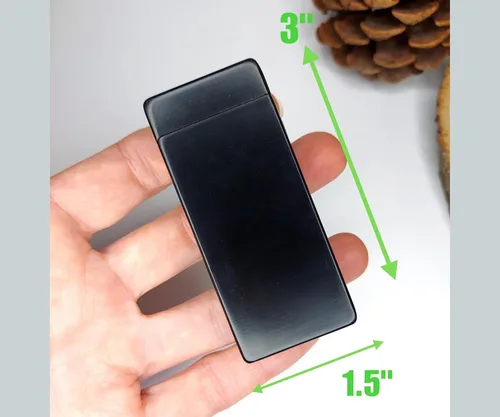 Vista 4 de Encendedor eléctrico de doble arco, recargable, USB, resistente al viento, de plasma, sin llama, para hombres