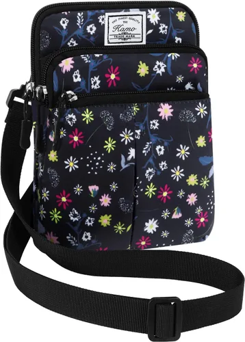 Vista 30 de Kamo Bolso Multifuncional para Teléfono de Un Solo Hombro, Bolso de Cintura para Teléfono, Bolso Diagonal Cruzado, Estuche para Teléfono Inteligente