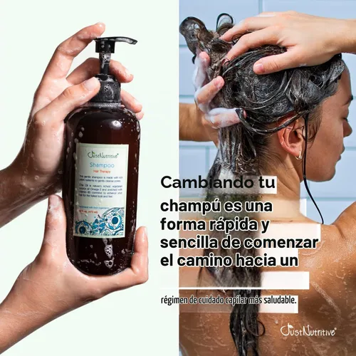 Vista 2 de Champú y acondicionador para terapia de pérdida de cabello Productos de pérdida de cabello para cabello adelgazante Productos