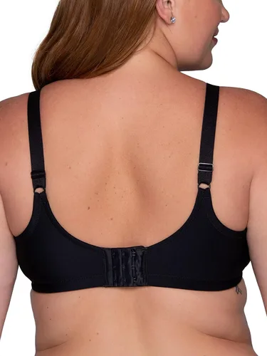 Vista 3 de Vanity Fair Brasier de realce de espalda completa para mujer, tela elástica en 4 direcciones, copas ligeramente forradas hasta H