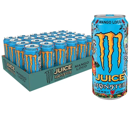 Vista 25 de Monster Energy Rehab Té Verde + Energía, Té Helado Energético, Bebida Energética 15.5 onzas (Paquete de 15) Té helado energético, paquete de 15